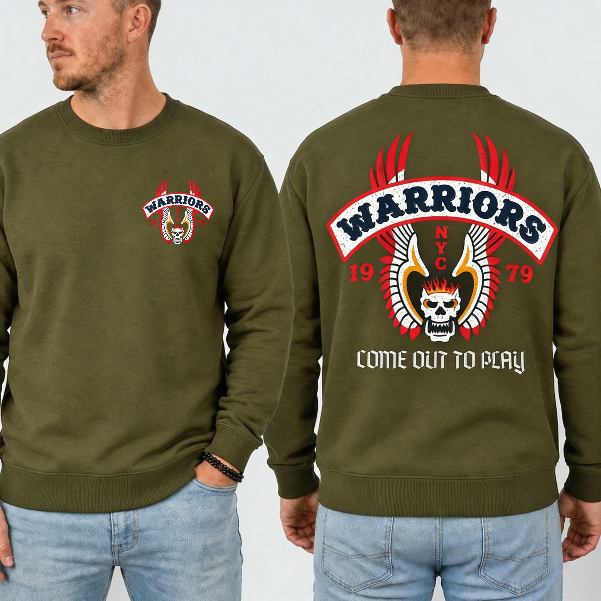 The Warriors "Come Out To Play" 1979 Retro Movie Sweatshirt
