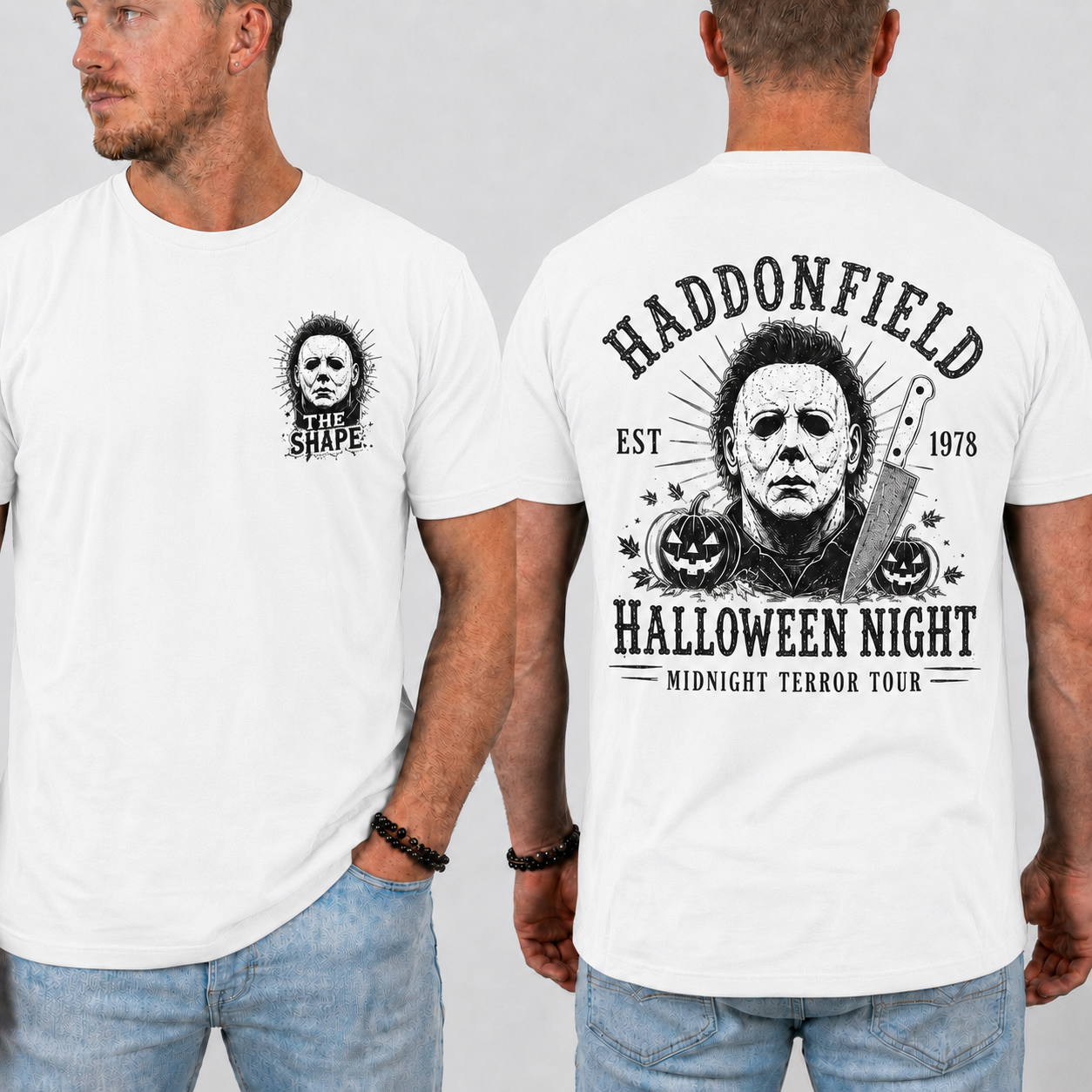 Halloween Night Horror Graphic Tee