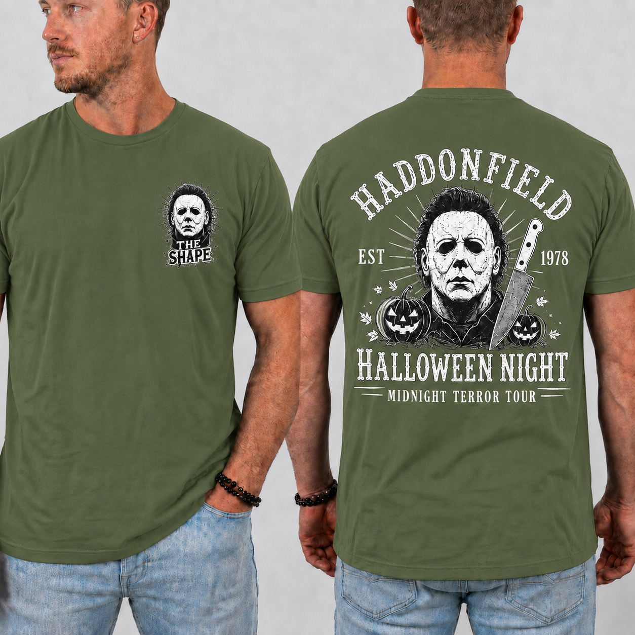 Halloween Night Horror Graphic Tee