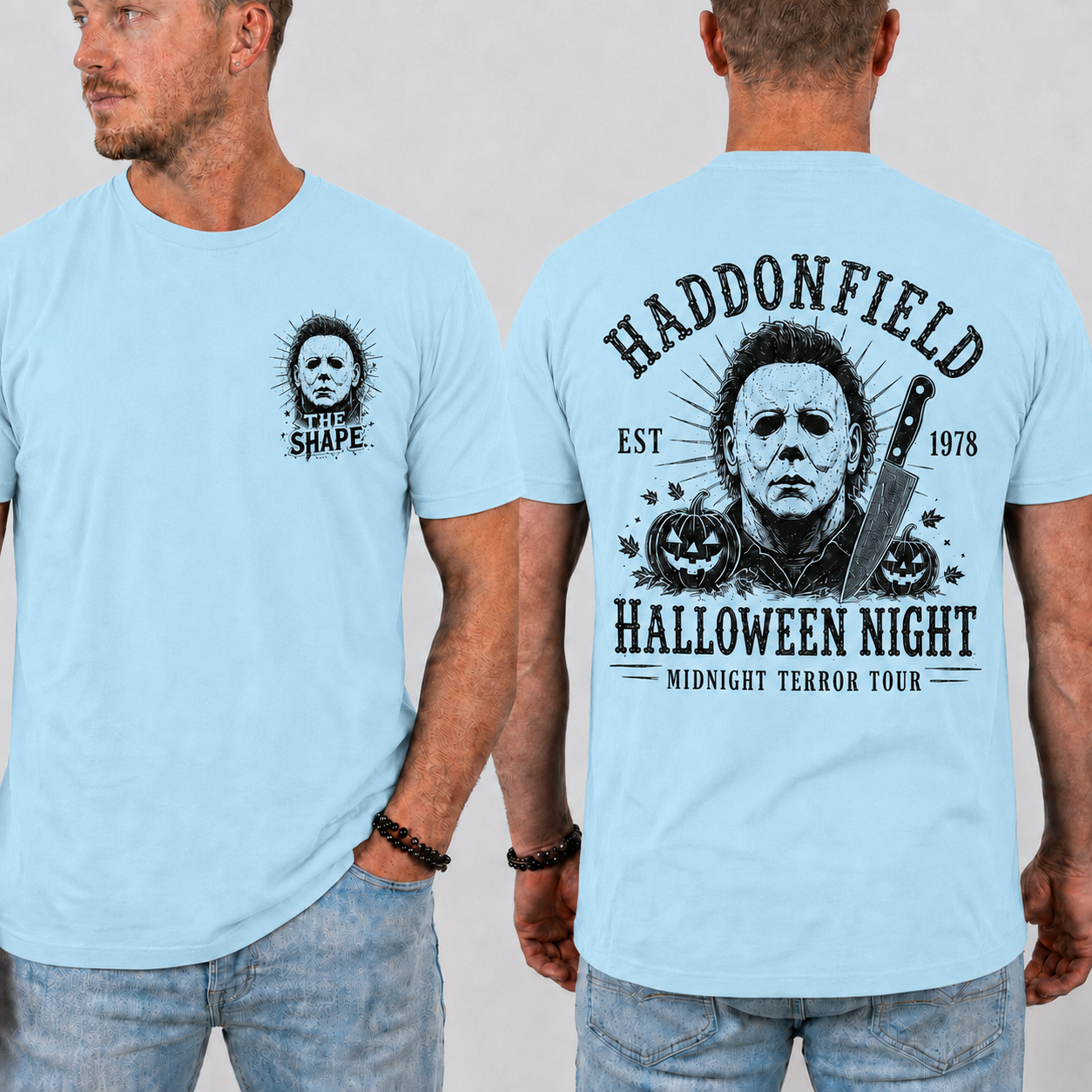 Halloween Night Horror Graphic Tee