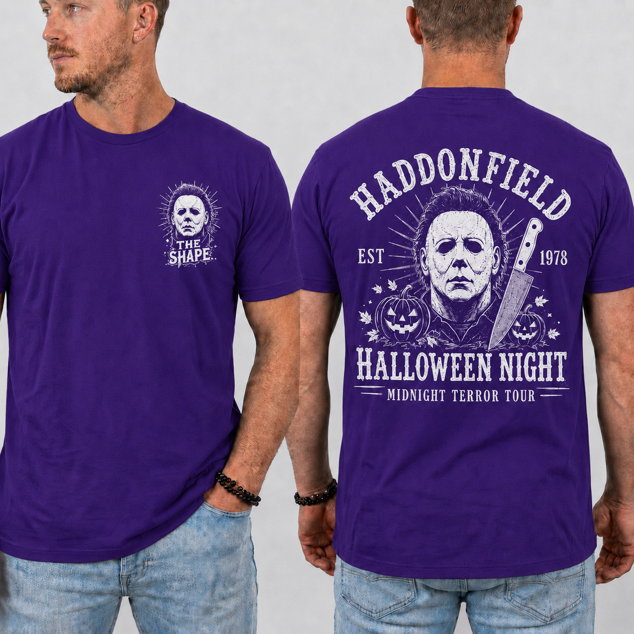 Halloween Night Horror Graphic Tee