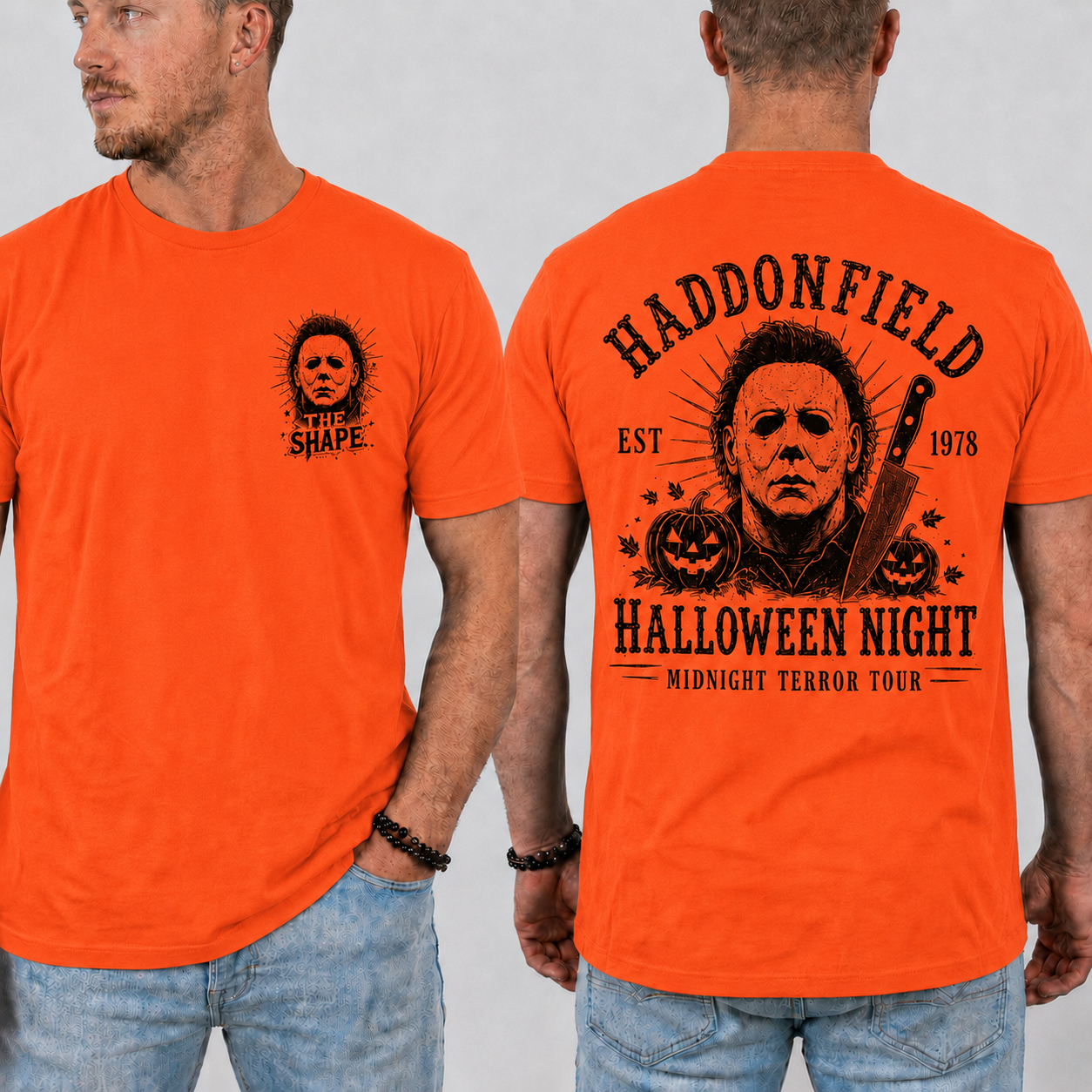 Halloween Night Horror Graphic Tee