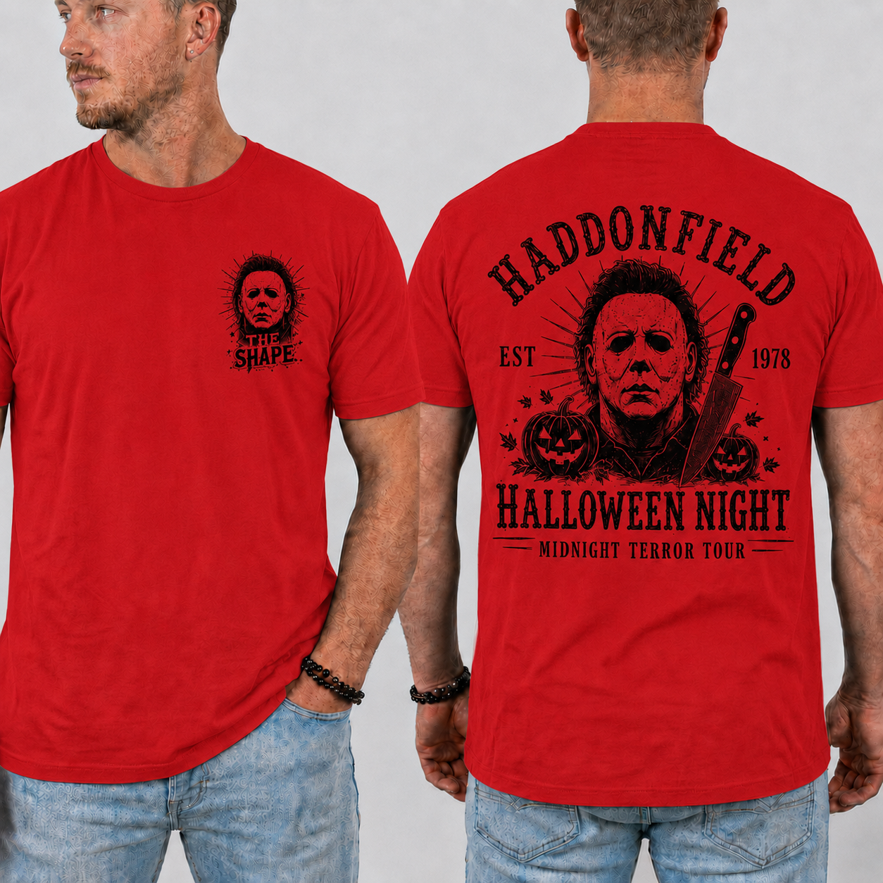 Halloween Night Horror Graphic Tee