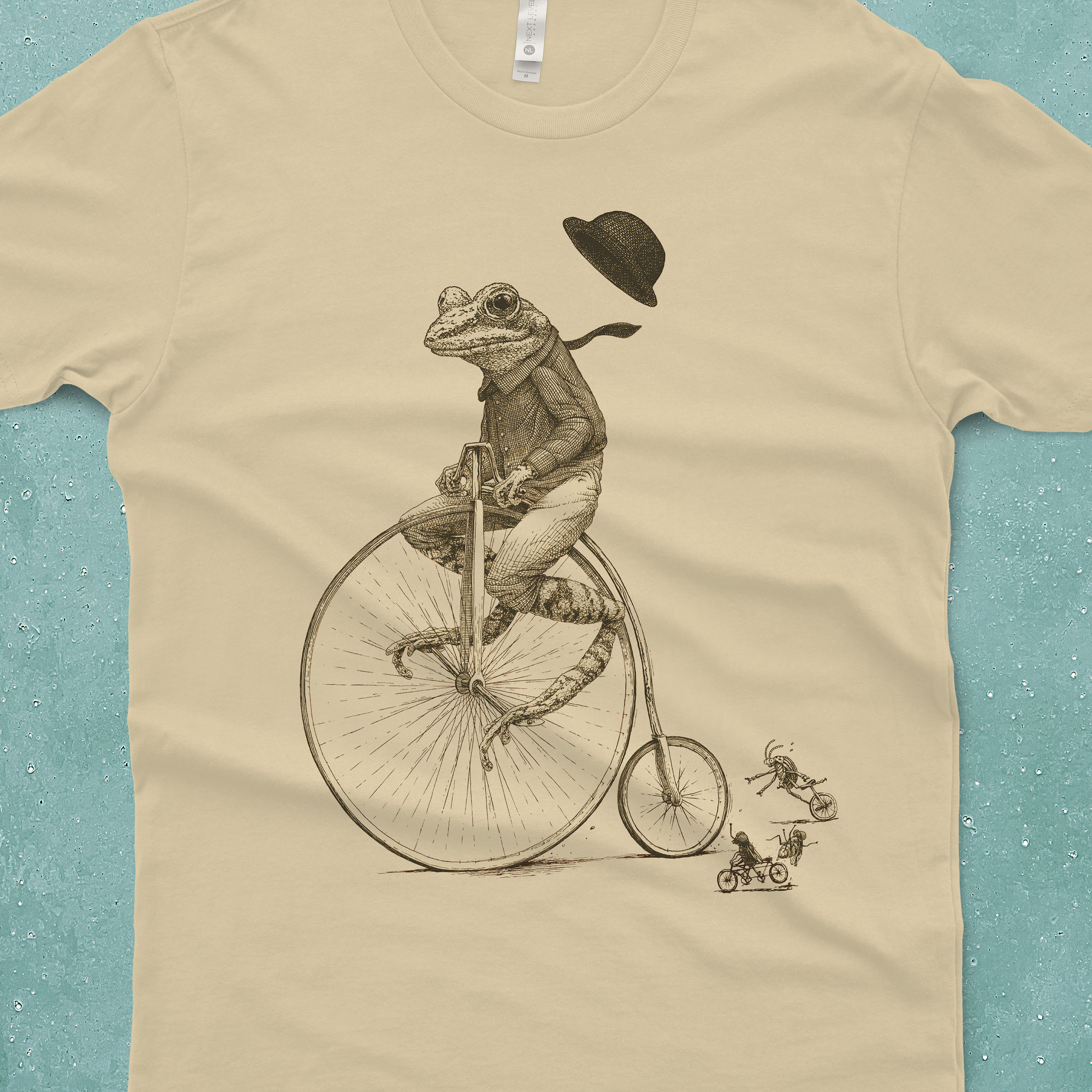 Frog on Bike T-shirt