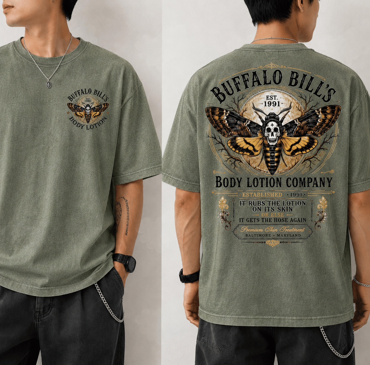 Buffalo Bill Body Lotion Company Washed Shirt