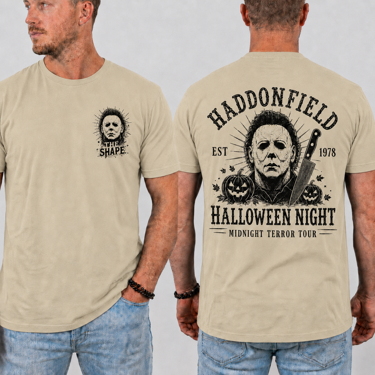 Halloween Night Horror Graphic Tee