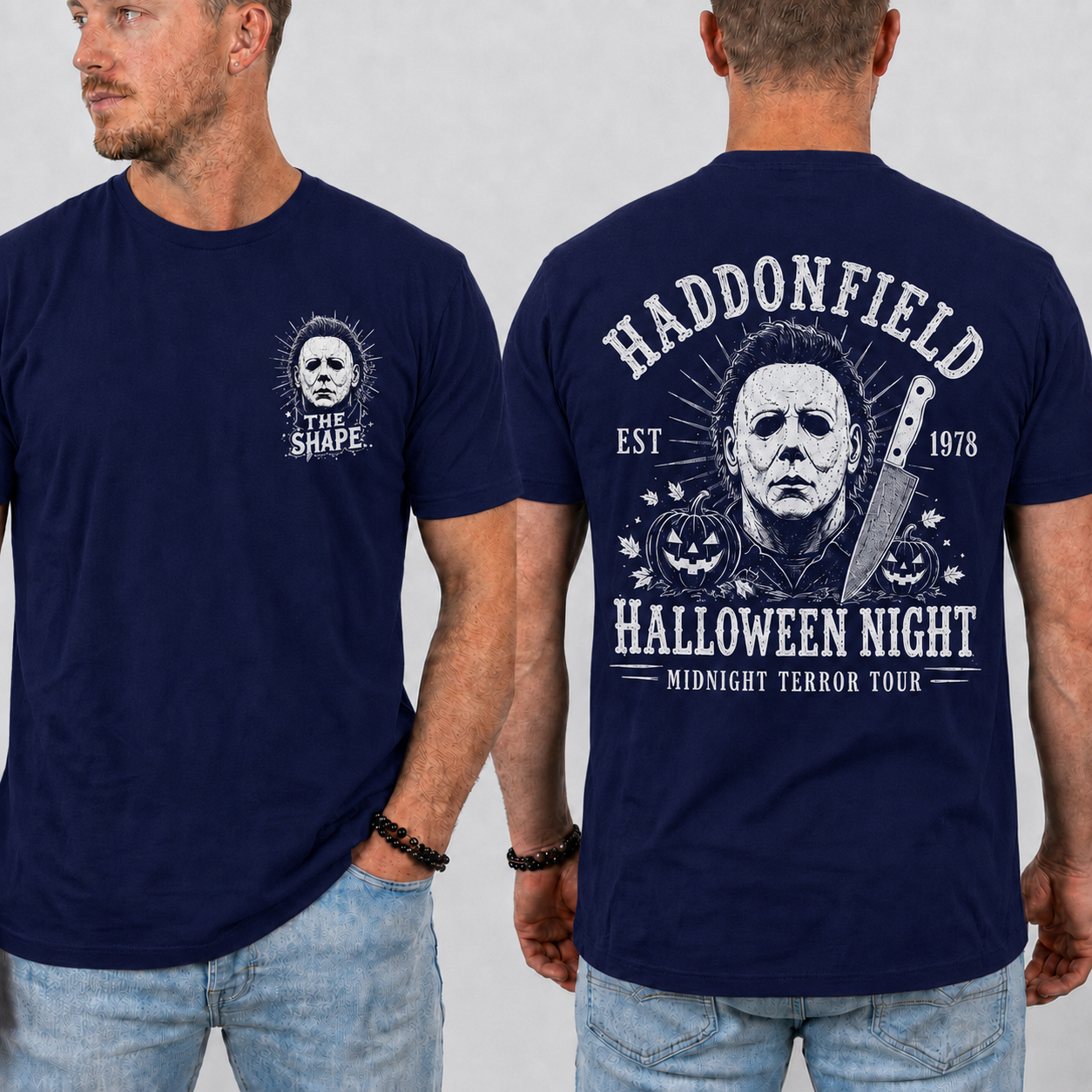 Halloween Night Horror Graphic Tee