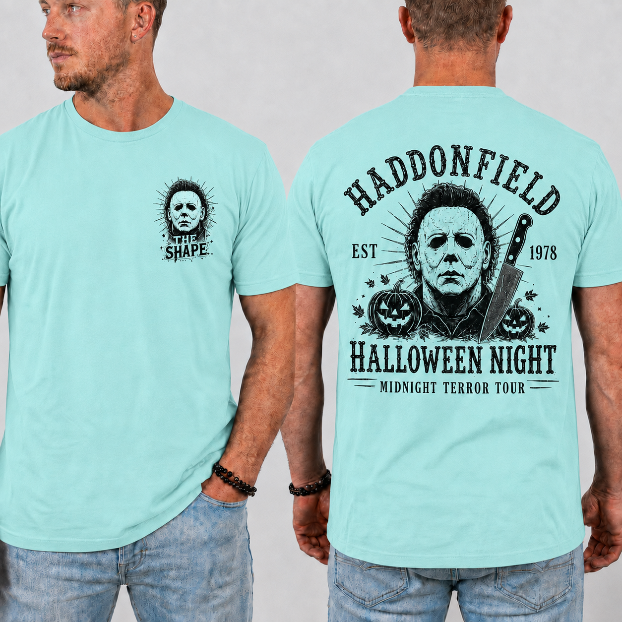 Halloween Night Horror Graphic Tee