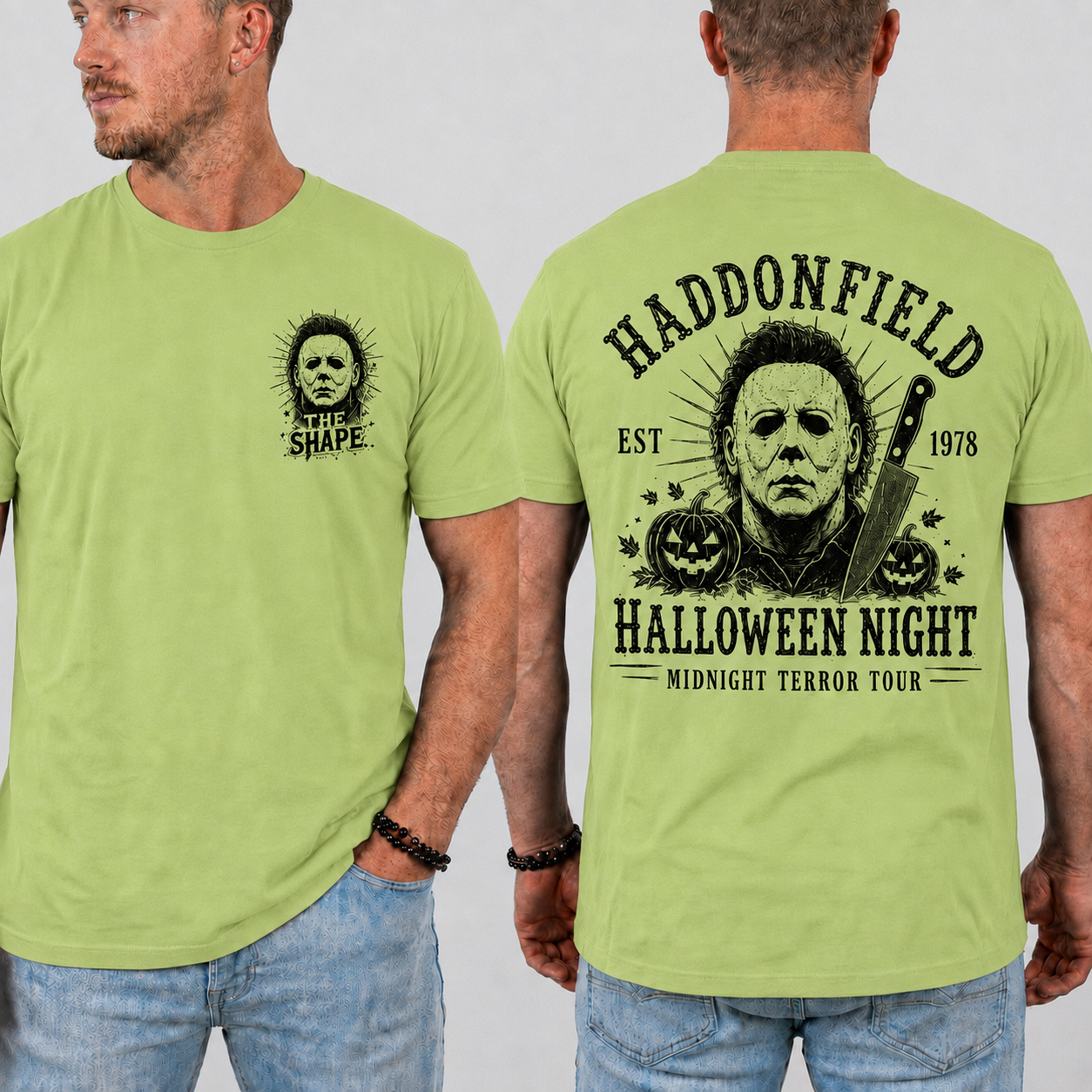 Halloween Night Horror Graphic Tee