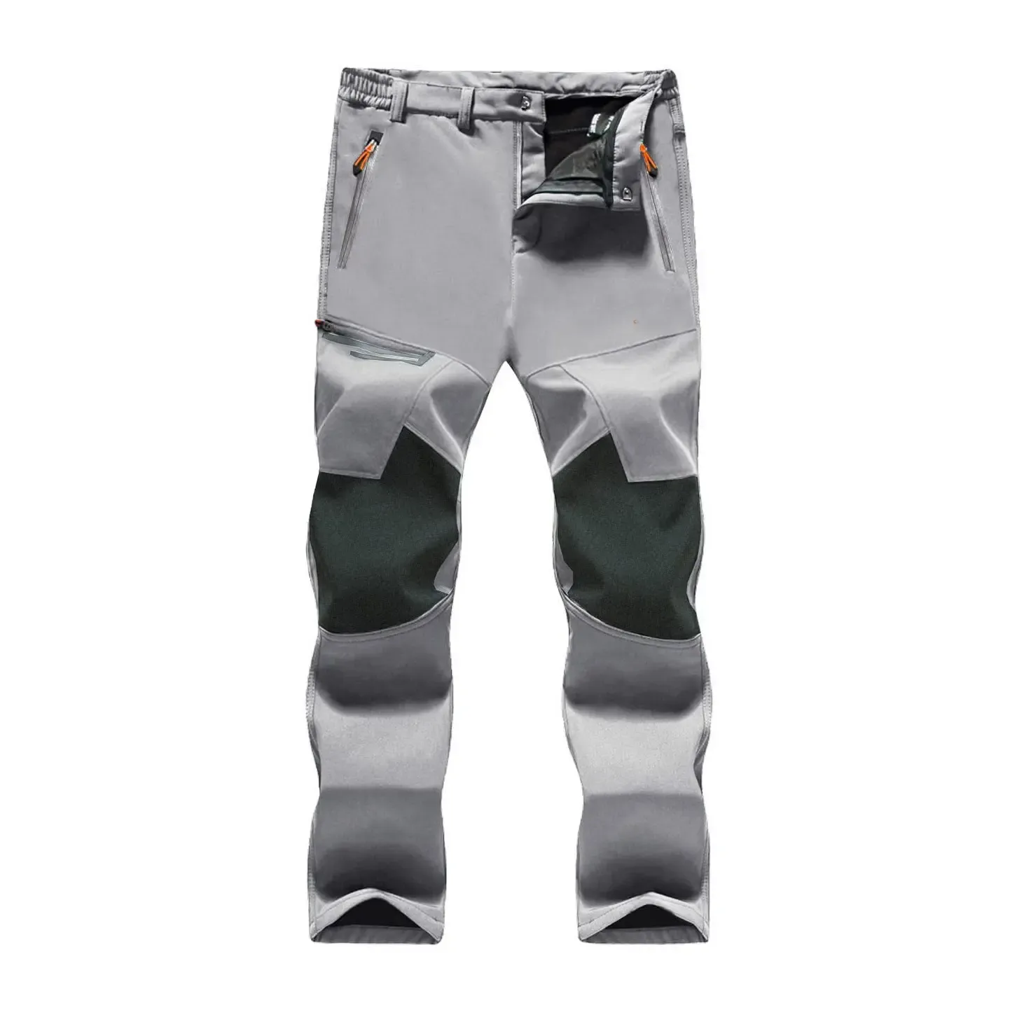 Light Grey water-resistant softshell outdoor pants