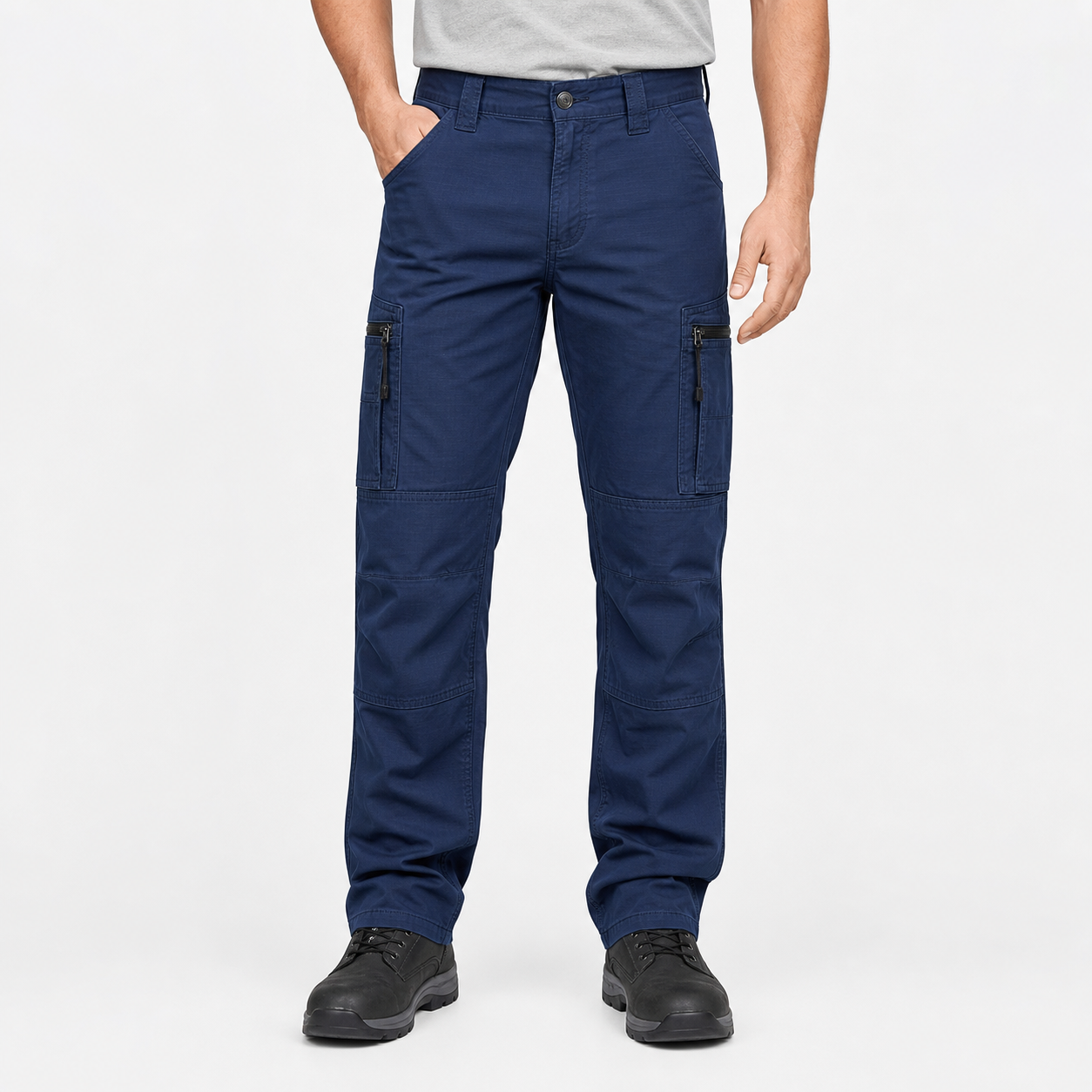 Navy tactical cargo work pants