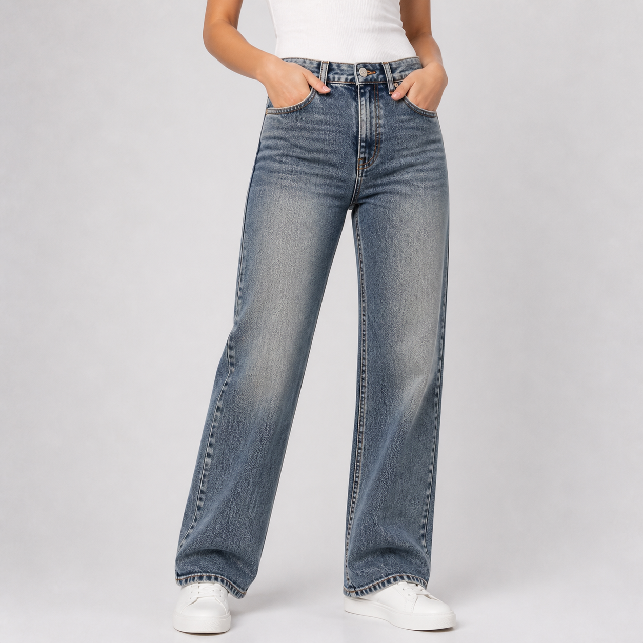 Vintage model try-on