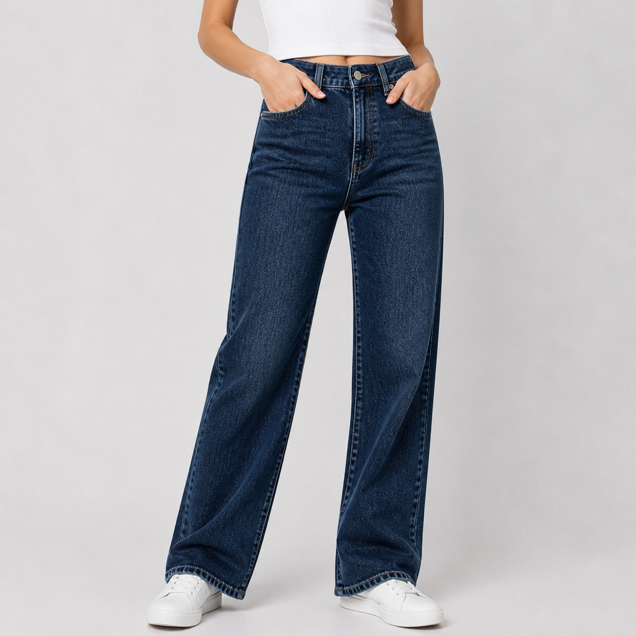 Indigo Denim model try-on