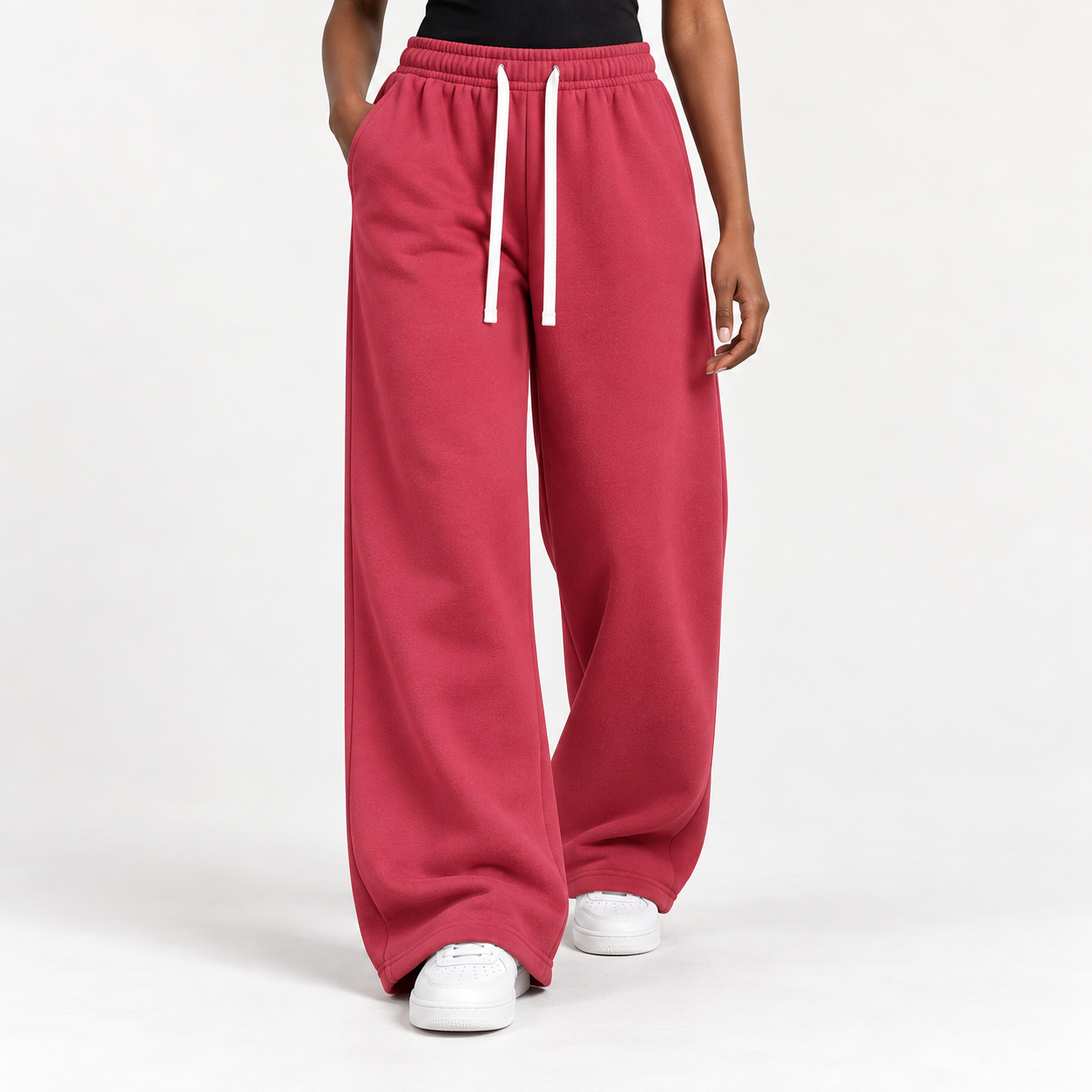 Rose Red wide-leg sweatpants