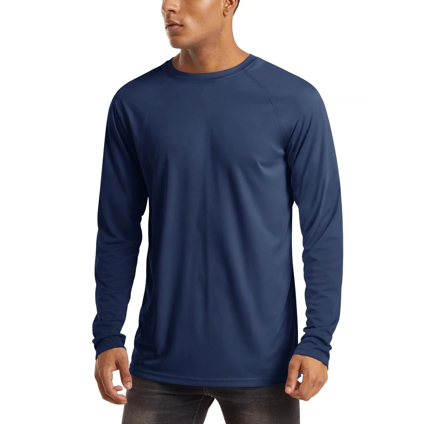 Men's UPF 50+ Quick-Dry Long Sleeve Sun Shirt