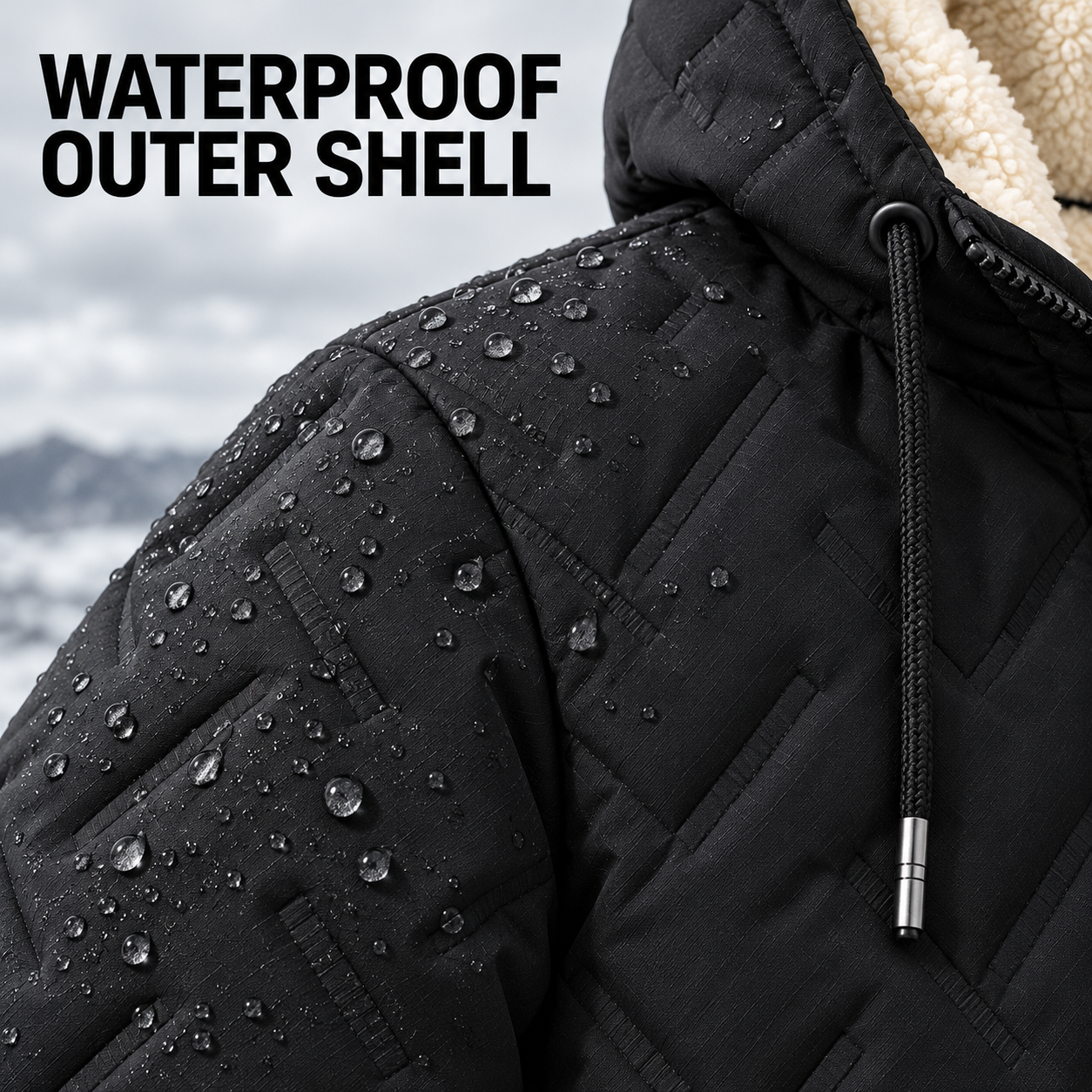 Men's Hooded Full-Zip Fleece-Lined Jacket | Regular & Thick Fleece