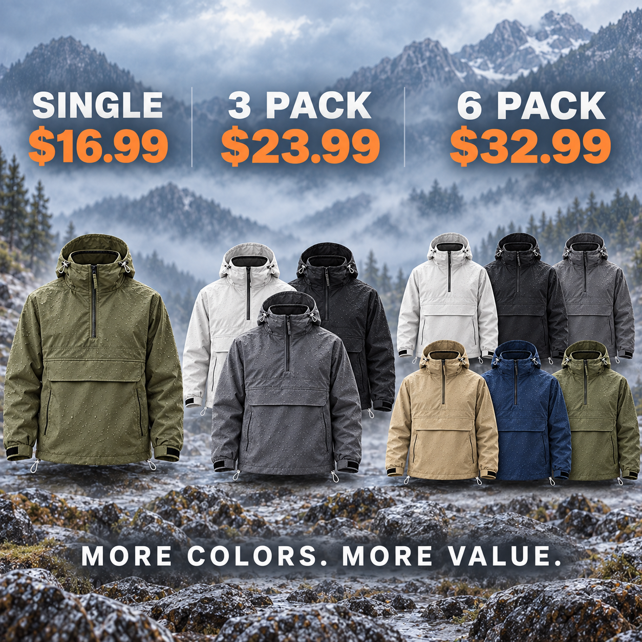 Single 3 Pack and 6 Pack price comparison