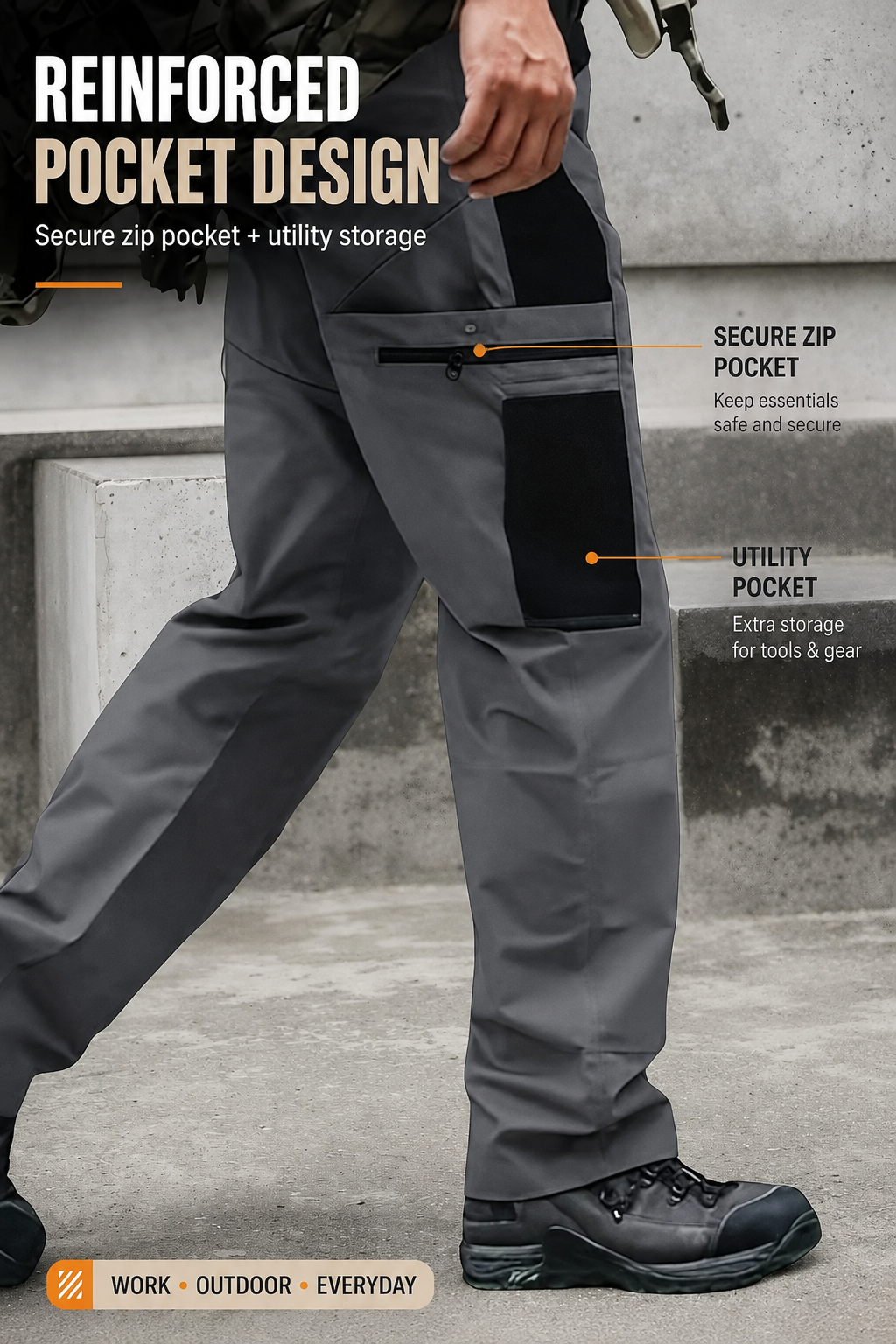 Men's Tactical Cargo Work Pants Bundle ,  Fishing, work, camping，Suitable for Spring and Autumn Wear