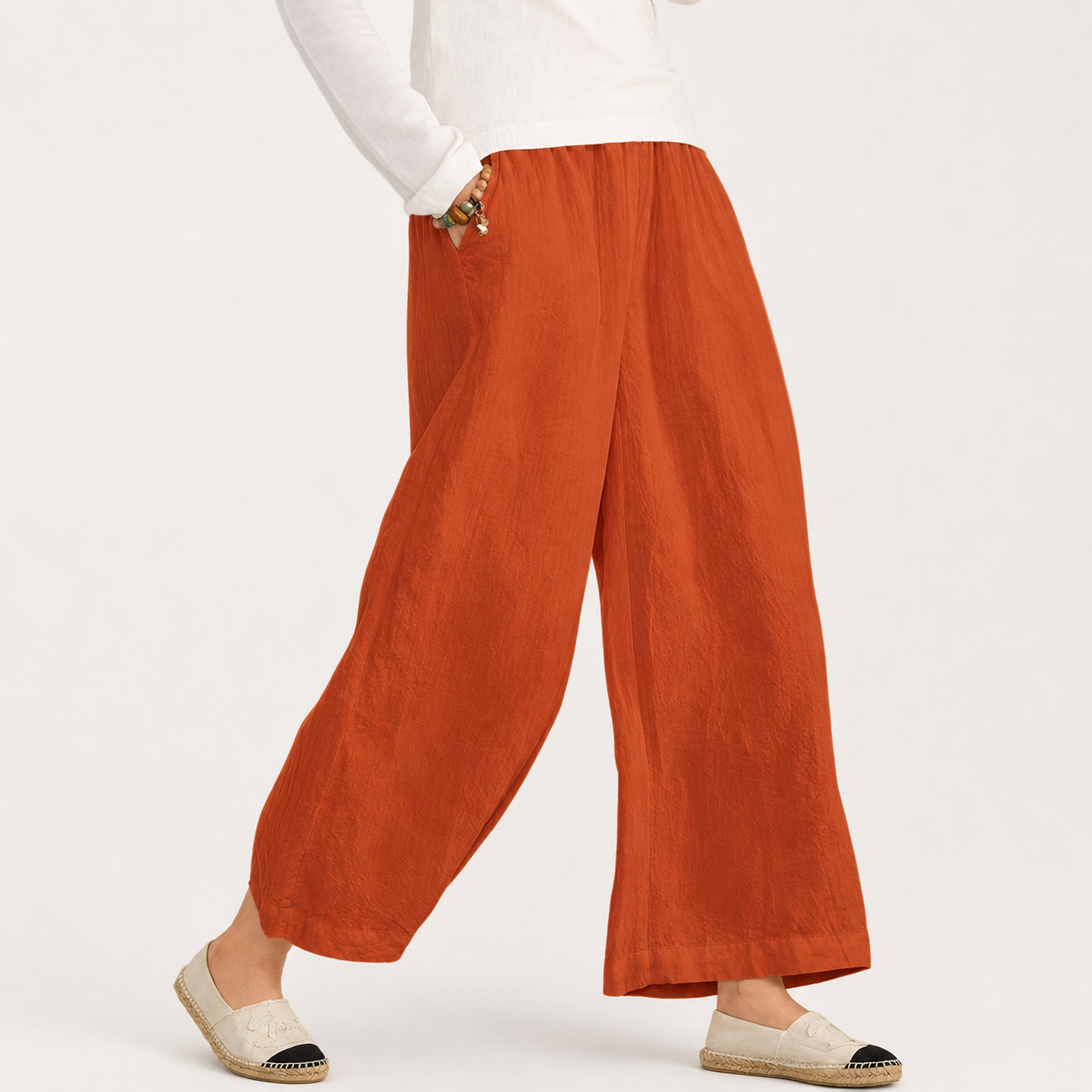 Women’s wide leg pants size chart