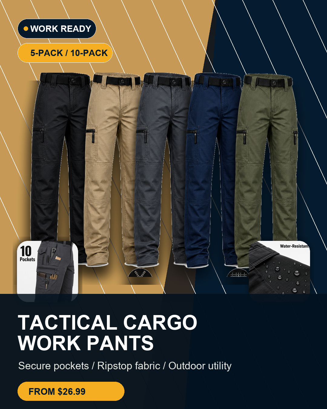 gzusk mobile module cargo pants