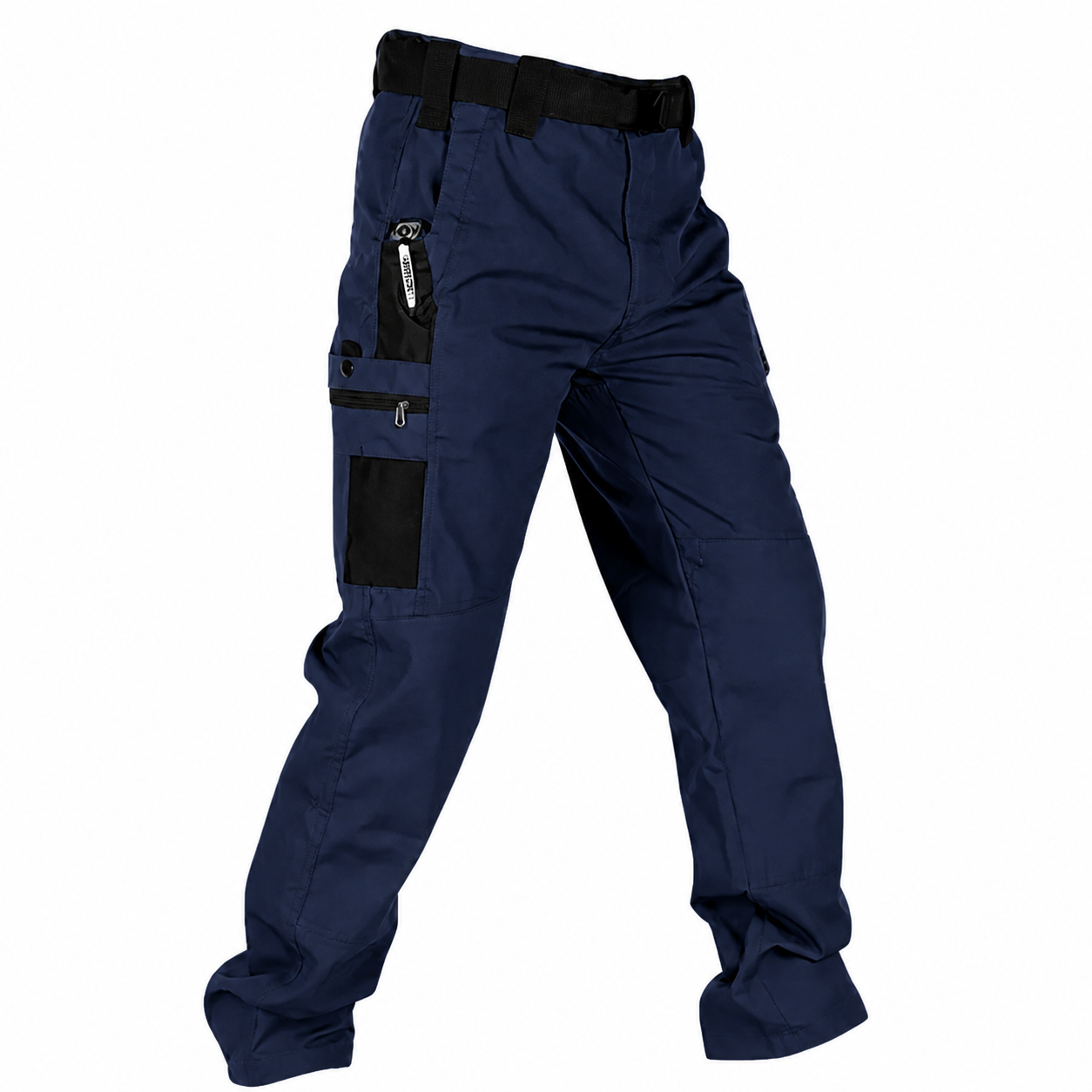 Blue tactical cargo work pants