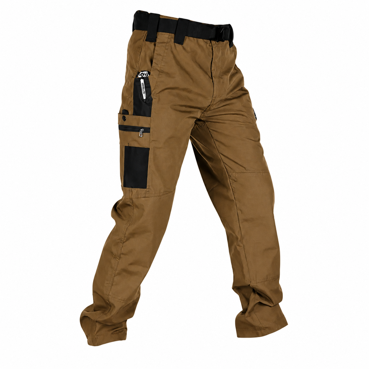 Brown tactical cargo work pants