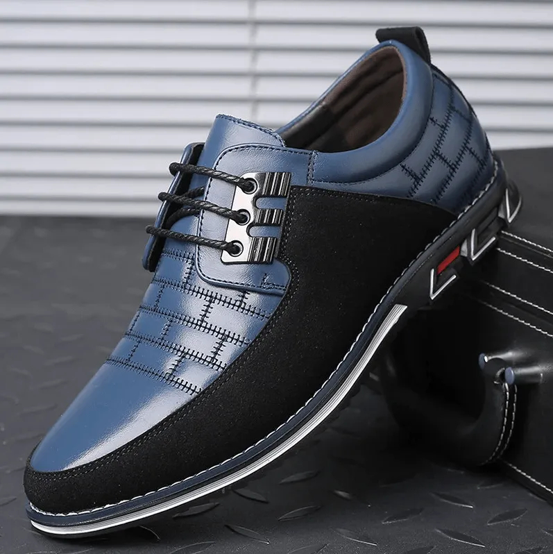 🎉Men Splicing Non Slip Business Casual Comfortable Leather Oxfords