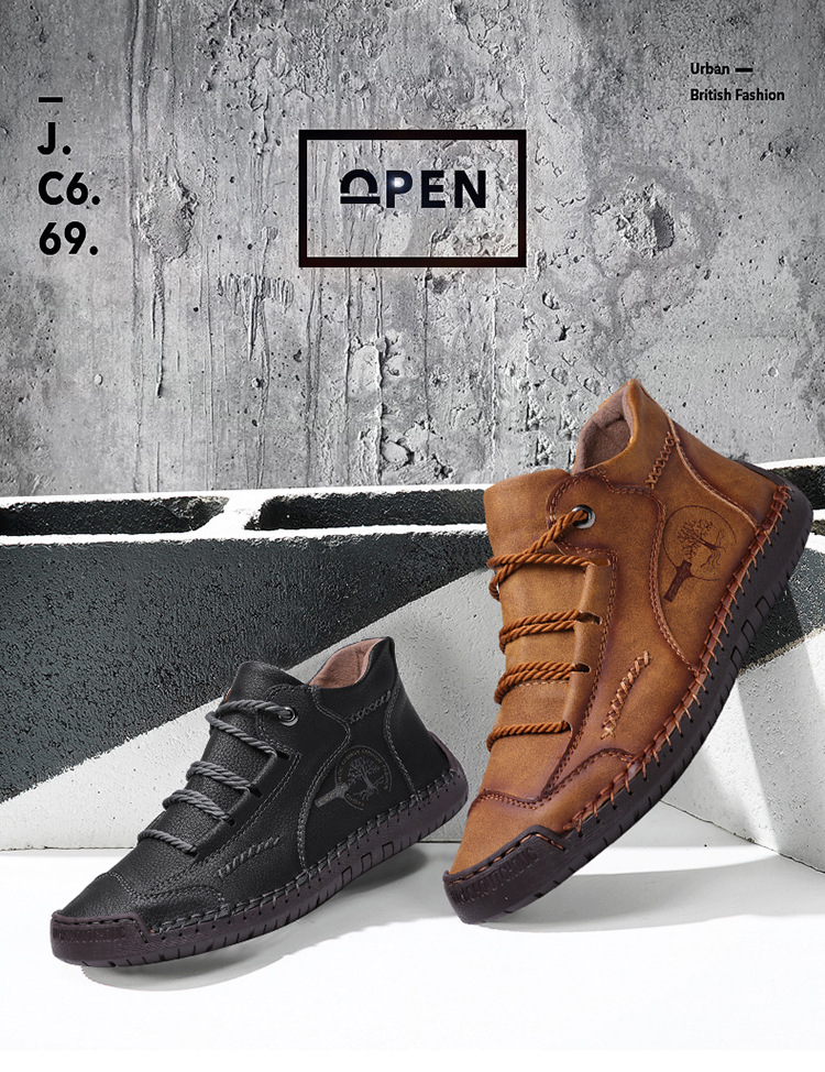 ⏰Last Day! 60% OFF 🔥Men's Handmade Genuine Leather Orthopedic Outdoor Loafers