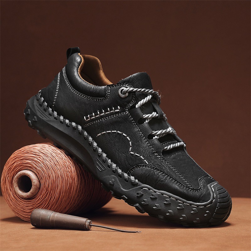 🔥Last day 50% off 🔥Men's Handmade Genuine Leather Non-Slip Loafers with Arch Support