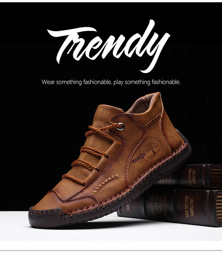 ⏰Last Day! 60% OFF 🔥Men's Handmade Genuine Leather Orthopedic Outdoor Loafers