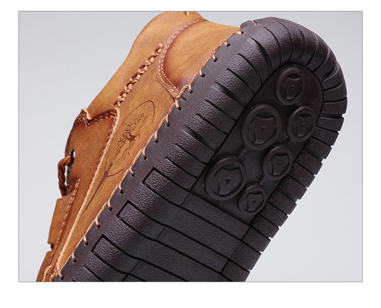 ⏰Last Day! 60% OFF 🔥Men's Handmade Genuine Leather Orthopedic Outdoor Loafers
