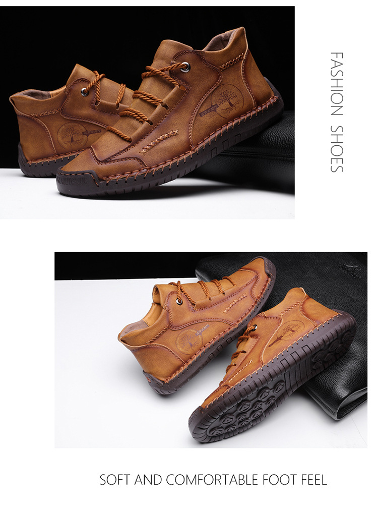 ⏰Last Day! 60% OFF 🔥Men's Handmade Genuine Leather Orthopedic Outdoor Loafers