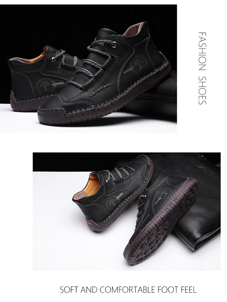 ⏰Last Day! 60% OFF 🔥Men's Handmade Genuine Leather Orthopedic Outdoor Loafers