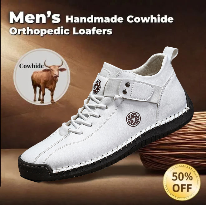 🔥Last day! 70% off!🔥 Men's Arch Support Handmade Leather Shoes - Effectively relieves plantar fasciitis, foot and heel pain