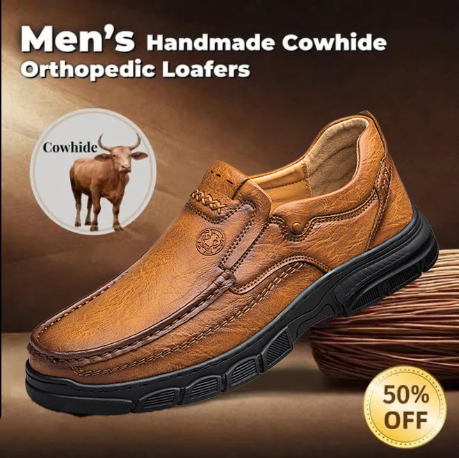 ⏰ 50% off -Men's genuine leather non-slip orthopedic shoes
