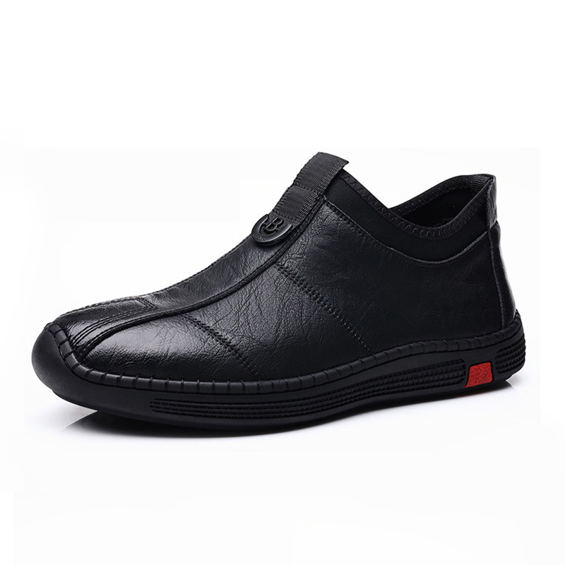 ⏰ 50% OFF - Men's Genuine Leather Non-Slip Orthopedic Shoes, Soft-Soled Casual Shoes
