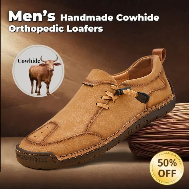 ⏰ 50% Off - Men's Genuine Leather Non-Slip Orthopedic Loafers