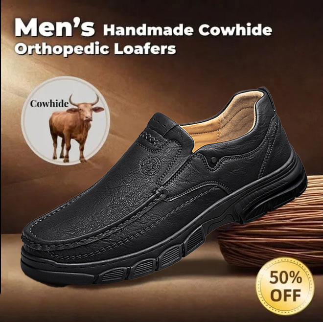 ⏰ 50% off -Men's genuine leather non-slip orthopedic shoes