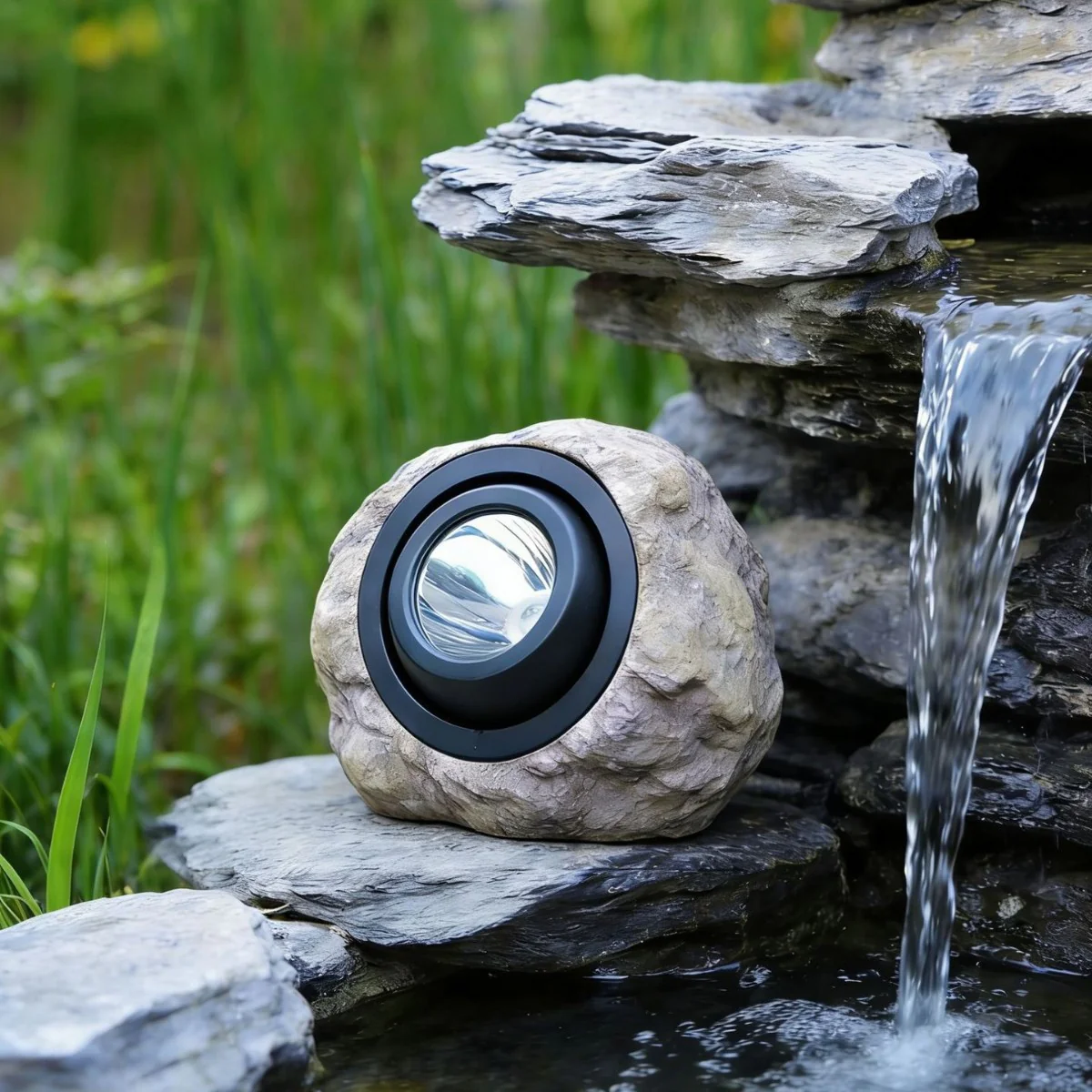 Solar Rock Spot Light – Waterproof LED Landscape Garden Light