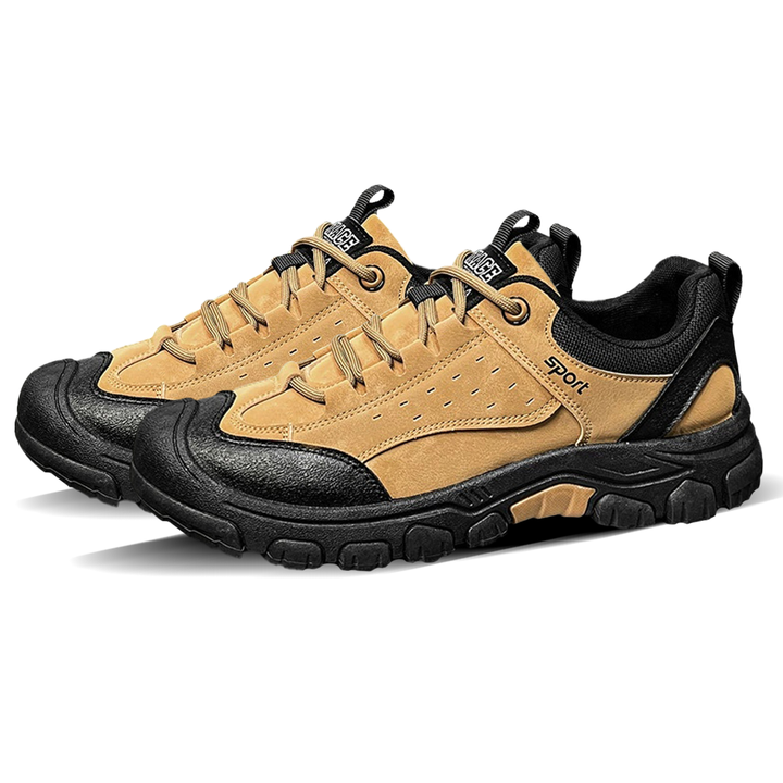 ⏰Limited Time Offer 70%🔥Men's Genuine Leather Comfort Orthopedic Walking Shoes Hiking Shoes