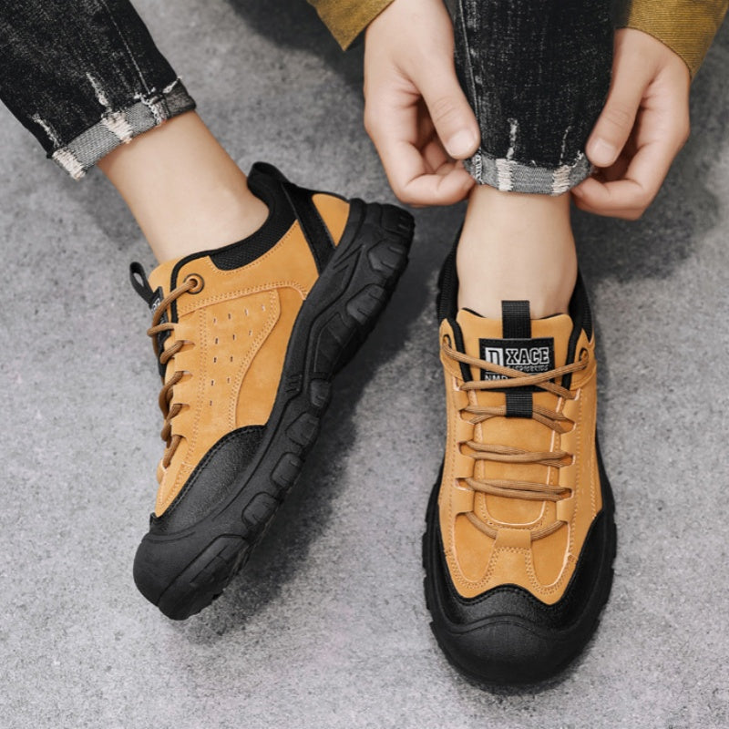 ⏰Limited Time Offer 70%🔥Men's Genuine Leather Comfort Orthopedic Walking Shoes Hiking Shoes