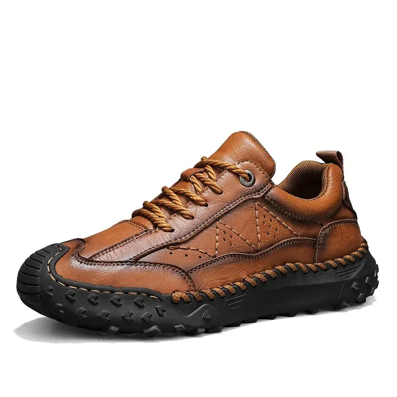 🔥Last day 50% off 🔥Men's Handmade Genuine Leather Non-Slip Loafers with Arch Support