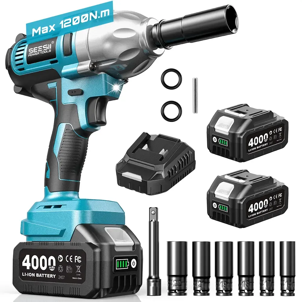 🔥Father's Day Best-Sellers🔥SEESII Cordless Impact Wrench High Torque