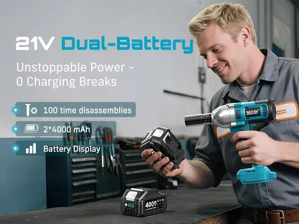 🔥Father's Day Best-Sellers🔥SEESII Cordless Impact Wrench High Torque