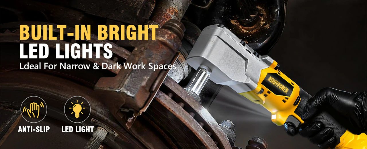 ALLOYMAN 20V Brushless Right Angle Wrench