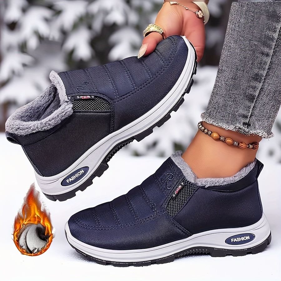 🔥Last Day Promotion 50% OFF🔥 Unisex Warm Sheepskin-Lined Boots , Easy To Wear, Comfortable When Walking