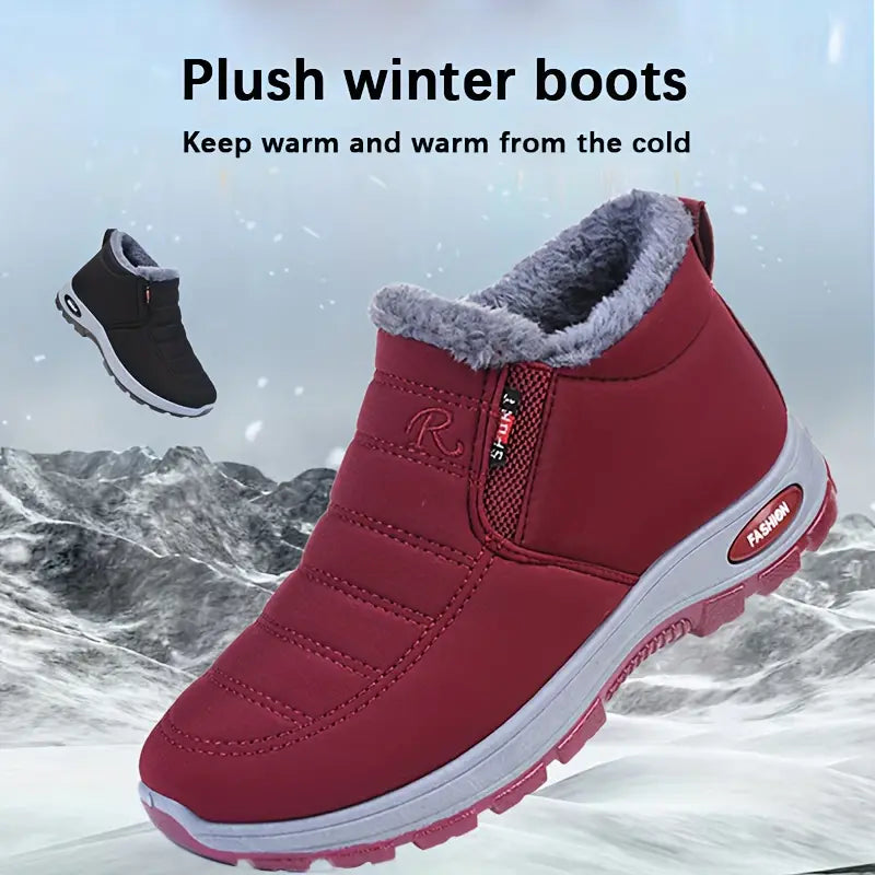 🔥Last Day Promotion 50% OFF🔥 Unisex Warm Sheepskin-Lined Boots , Easy To Wear, Comfortable When Walking