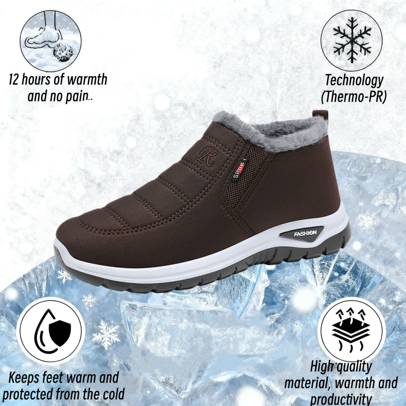 🔥Last Day Promotion 50% OFF🔥 Unisex Warm Sheepskin-Lined Boots , Easy To Wear, Comfortable When Walking