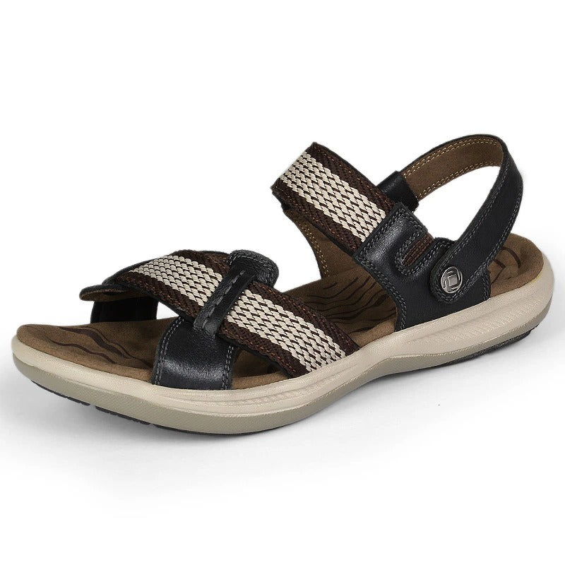 Orthopedic Sandals Women Leather Comfortable Summer Arch Support