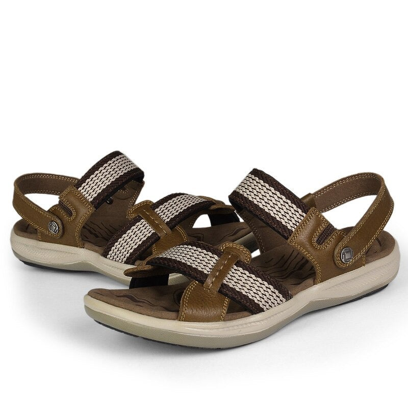 Orthopedic Sandals Women Leather Comfortable Summer Arch Support